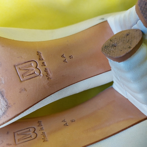 Vintage Woman Shoes by Bruno Magli Couture All Genuine Leather Made in Italy - Picture 10 of 10